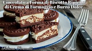 Cioccolato a Forma di Biscotto Ripieno di Crema di Formaggio e Burro Dolce🍩​🍪​ [upl. by Enyaht307]