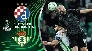 Dinamo Zagreb vs Real Betis Extended Highlights  UECL Playoff 2nd Leg  CBS Sports Golazo [upl. by Tuckie]