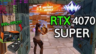 NEW RTX 4070 SUPER Fortnite  i5 13600KF  RTX 4070 SUPER  Performance Mode  Solo Ranked  Unreal [upl. by Ahseret311]