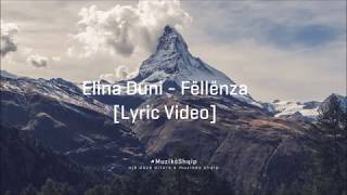 Elina Duni  Fëllënza Lyric Video [upl. by Mag]