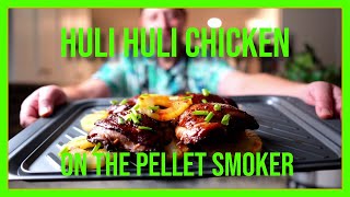 How to smoke Hawaiian Huli Huli Chicken on the pellet grill  Taking it Island Style [upl. by Elliven955]