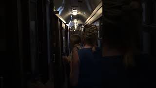 Inside Hogwarts Express Train Universal Studios Harry Potter harrypotter hogwartsexpress [upl. by Teleya]