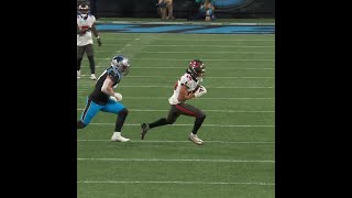 Jalen McMillan catches for a 22yard Gain vs Carolina Panthers [upl. by Ninnahc]