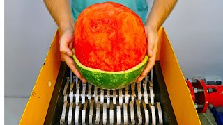 Watermelon vs Shredding Machine [upl. by Halbeib]