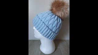 bonnet vague au crochet [upl. by Akyre]