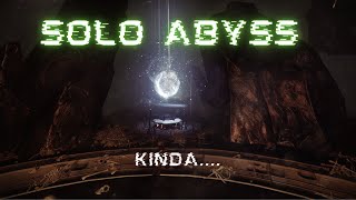 Solo Crotas End Abyss in Destiny 2 kinda [upl. by Hsakiv]