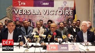 Suivez la conférence de presse de lalliance PTrMMMND [upl. by Odnamra]