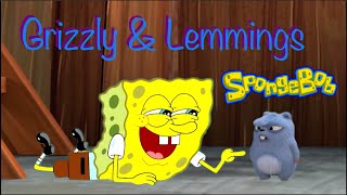 Grizzy and Lemmings meets Spongebob and Patrick [upl. by Lipps]