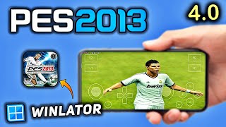 PES 2013 Mobile  Winlator 40   Android PES 13 Winlator New Update 2024  Winlator PES13 Android [upl. by Etnohs501]