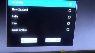 How to start Hisense TV and Set Up Remote Language Wi fi Setup Location Channel Settings and Eve [upl. by Ecirtnahc]