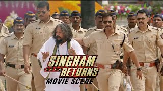 Witness The Solid Style Of Singham  Singham Returns  Movie Scene [upl. by Cher]