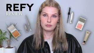 Refy review amp wear test  lip sculpt brow sculpt cream bronzer cream blush gloss highlighter [upl. by Dianuj]