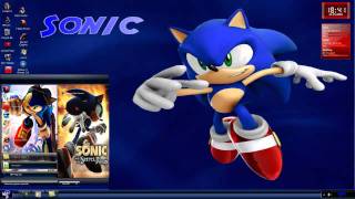 Extreme SONIC HEDGEHOG Theme For Windows 7 [upl. by Nomad]