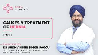 What is Hernia Causes and Symptoms In Hindi by Dr Sukhvinder Saggu  CK Birla Hospital [upl. by Robbert967]