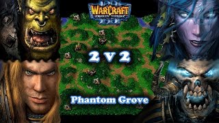 Grubby  Warcraft 3 The Frozen Throne  2v2 ORCHU vs NEUD  Phantom Grove [upl. by Enaitsirhc]