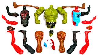 AVENGERS TOYS ASSEMBLE SIREN HEAD SPIDER HOODIE BLQCK SPIDERMAN HULK SMASH ACTION FIGURE [upl. by Zeiger848]