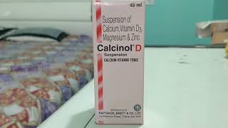 Complete medicine review in Hindi Calcinol D syrup uses side effects info [upl. by Atrim]