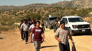 🔴 En Vivo Arresto masivo de migrantes en la frontera de California por la Patrulla Fronteriza [upl. by Antsirhc]