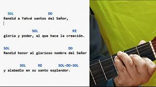 RENDID A YAHVE Canto  Letra Y Acoerdes [upl. by Anaili]