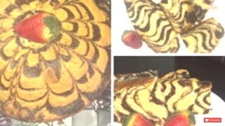 Marble Cake RecipeHow to make Zebra Cake [upl. by Onitsirc]