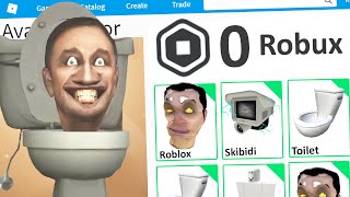 SKIBIDI TOILET with 0 ROBUX ROBLOX ACCOUNT CHALLENGE [upl. by Auginahs483]