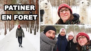 FAIRE DU PATIN À GLACE AU MILIEU DUNE FORÊT AU QUÉBEC  CAM cest elle [upl. by Notnarb331]