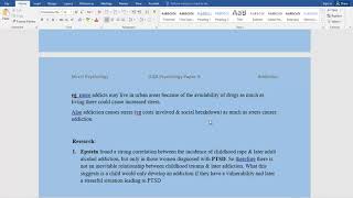 Addiction 2 A Level AQA risk factor 2 stress amp Addiction [upl. by Aushoj311]