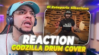 YOOO WTF IS GOING ON HERE El Estepario Siberiano  Godzilla Drum Cover LIVE REACTION [upl. by Giorgio132]