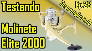 TESTANDO MOLINETE ELITE 2000 MARINE [upl. by Nerraf]