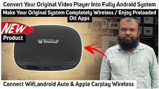 BEST Wireless Carplay And Android Auto  car accessories in bangalore  new car gadgets 2024 [upl. by Baggott]