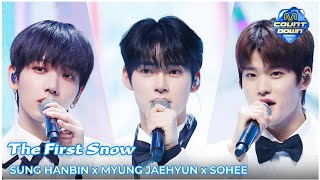 Sung Hanbin x Myung Jaehyun x Sohee  The First Snow첫 눈  M COUNTDOWN  Myanmar Sub [upl. by Akirehc]