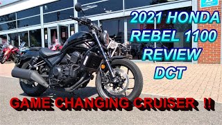 ★ 2021 HONDA REBEL 1100 REVIEW ★  HONDA CMX1100 REBEL REVIEW [upl. by Ssecnirp]