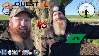 The New Simplex LITE Vs The Quest X5  Metal Detecting UK [upl. by O'Driscoll]