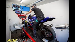 Reprogrammation Yamaha R6 17 Woolich Racing chez GBK Motos [upl. by Alric]