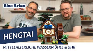 Mittelalterliche Wassermühle inkl Uhr von HengTai  BlueBrixx [upl. by Elysia]