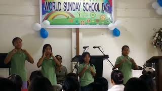 celebrating quot world Sunday school day quot 2024🎊🎉 [upl. by Yeroc]