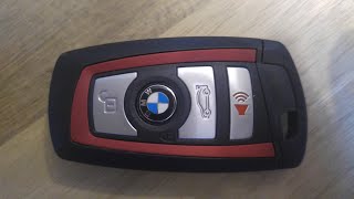 BMW Sport Models Key Fob battery change  3 Series 4 Series 5 Series [upl. by Enaywd]