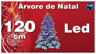 Arvore De Natal Com Pisca Pisca Neve 3 Metros [upl. by Ahseyi]