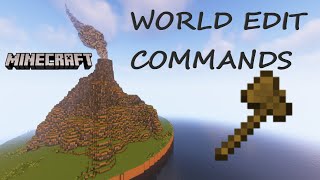 World Edit Commands That You NEED To Know [upl. by Neelsaj]