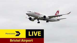 REPLAY Bristol Airport  Arrivals amp Departures  Saturday 18th March 2023 [upl. by Ankney]