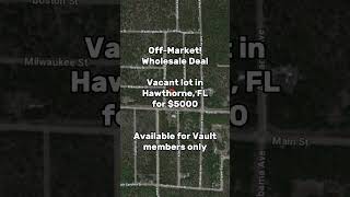 OffMarket wholesale deal in Florida for 5K realestate florida foryou investing invest fyp [upl. by Bozuwa]