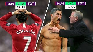 The Day Cristiano Ronaldo saved Alex Ferguson amp Manchester United [upl. by Lochner515]