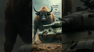 Bull plus Tank ko jodkar nya mind blowing characters animals [upl. by Nalid]