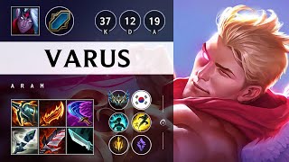 Varus ARAM Quadra Kill Legendary  KR Challenger Patch 1422 [upl. by Creamer46]