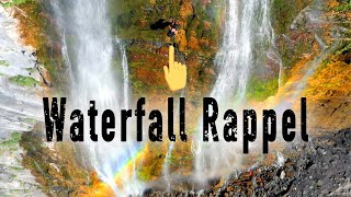 Bridal Veil Falls Rappel  Provo Utah [upl. by Feetal]