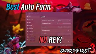 Swordburst 3 Script Hack  Best Auto Farm MobilePC No Key Pastebin [upl. by Atinhoj]