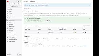 Revoke and Renew a GitLab personal access token PAT in the UI [upl. by Aivila]