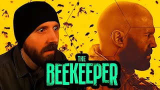 Celebrating big reveals in THE BEEKEEPER 2024  First Time Watching  Movie Reaction [upl. by Honan]