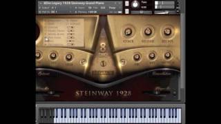 8Dio 1928 Legacy Steinway Piano Demonstration [upl. by Lorin218]