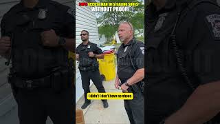 Cops Accused Man of Stealing Shoes Without Proof police america copwatch audit cops [upl. by Wordoow]